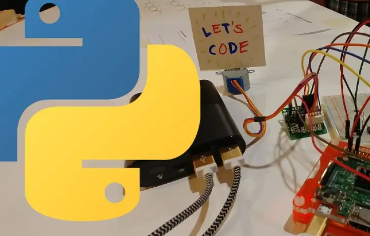 Stepper mótorar með Python