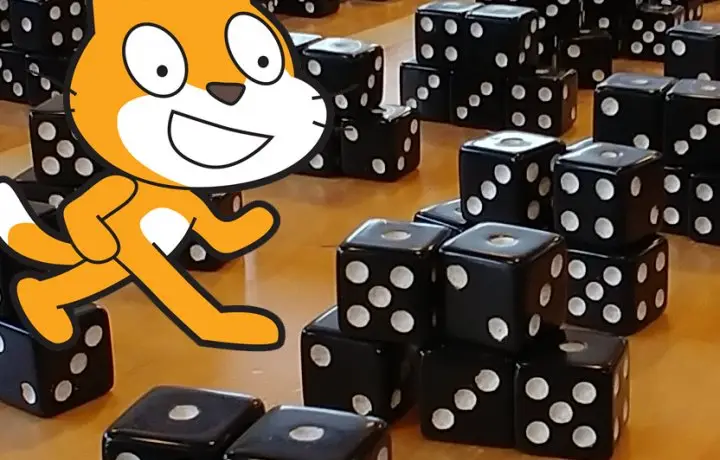 Teningakast með Scratch